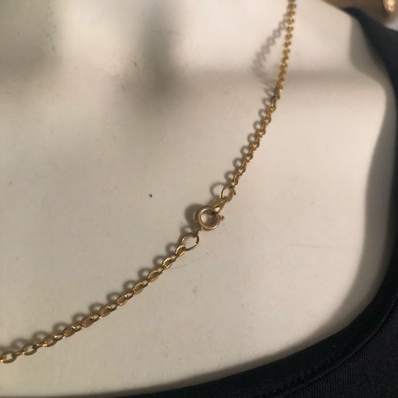 Vintage Petit Point Roses Pendant Necklace - Picture 4 of 4